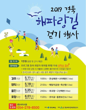 “따뜻한 봄 경북 해파랑길 걸어보세요”