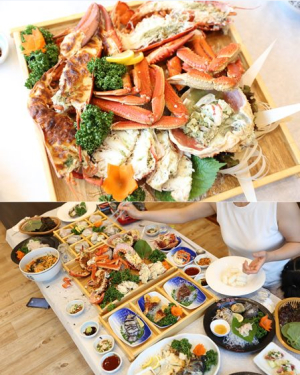 부산 광안리 횟집 ‘산해횟집’ mbc 생방송 오늘저녁 – 회무한리필 랍스타대게코스로 소개