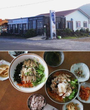 당일 잡은 해산물을 넣은 섞어물회 일일한정판매 , 제주도 성산일출봉 맛집 ‘어멍이해녀’