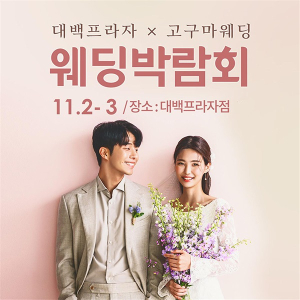 예비부부, 신혼부부를 위한 대구웨딩박람회, 11월 2일~3일 대백프라자에서 개최