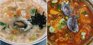 멋진 오션뷰와 함께 즐기는 뜨끈한 전복성게손칼국수 제주도 성산일출봉 맛집 `어멍이해녀`