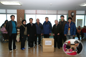 울릉군의회 복지시설 위문