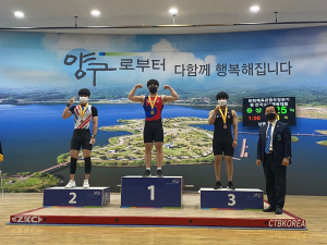 대구체육중 권대희, 문체부장관기 역도대회 ‘金 3’
