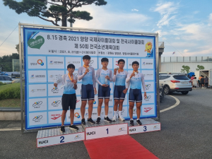 영주중 사이클부, 전국소년체전 ‘은빛 질주’