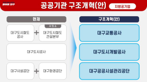 대구시 산하 공공기관 18→ 10개로 축소…강도 높은 구조 개혁