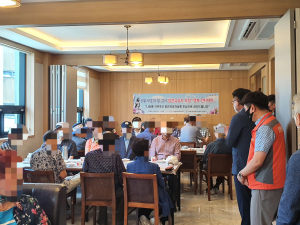 포항시 장량동 자원봉사거점센터, 참전유공자 행복 런치데이