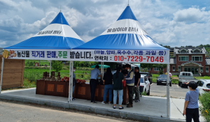 안동 망호1리 새마을부녀회, 농산물직판장 개장