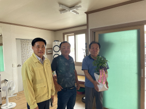 상주시 김주연 공성면장, 취임 첫 경로당 방문