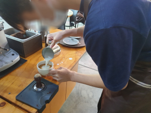 군위교육청, 바리스타 2급 자격 검정 응시
