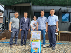 상주 사벌국면발전협의회, 출산가정 축하 선물 전달
