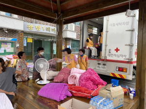 대한적십자사봉사회 김천시지구협의회, 이불 빨래 봉사