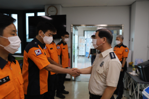 정해모 달성소방서장, 취임 첫 초도순시
