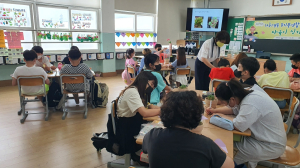 포항시 송림초등학교, 다육이 심기 체험 환경교육
