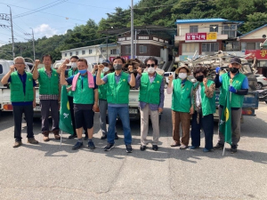 상주 공검면 새마을지도자협의회, 고철 모으기 운동