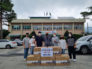 봉화 지림사, 물야면에 선풍기 10대 기증