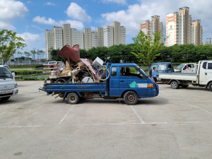 상주시새마을회, 생명운동실천 고철모으기 경진대회