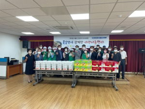 지저동 새마을협의회ㆍ부녀회, 삼계탕 나눔 행사