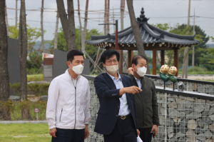 포항 오천 일월문화공원 조성사업 최종 현장점검