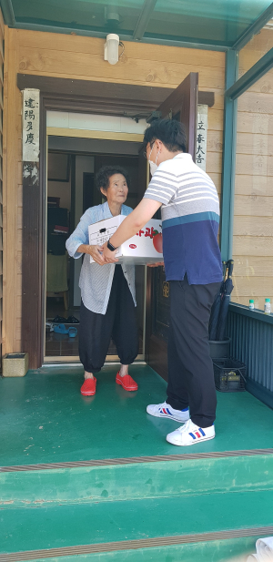 상주시 화북면 지역사회보장협의체, 부식거리 나눔