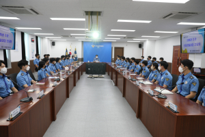 포항해경, 신임 해양경찰교육생 관서실습 간담회