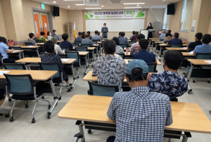 포항시, 신소득작목 샤인머스캣 재배 교육 실시