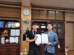 상주공고 장희재, 전국장사씨름대회 銅수확