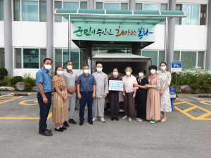 봉화 소천면 약수암 해담스님 ‘사랑의 쌀’