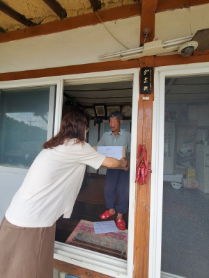울진 근남면 지역사회보장협의체, 김치ㆍ반찬지원 행사
