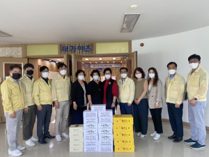 고령군 새살림봉사회ㆍ여성단체협의회, 을지훈련 상황실 위문