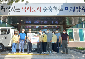 상주시 함창장로교회, 사랑의 쌀 70포 기부
