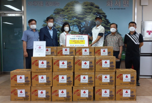 상주시 화서면 달천2리마을회, 생필품세트 기부