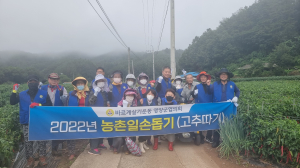 바르게살기운동 영양군 협의회, 농촌 일손돕기