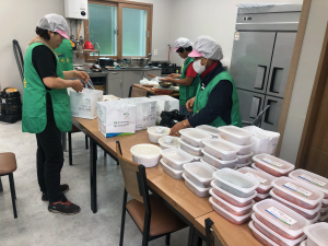 울진 금강송면 지역사회보장협의체, 김치반찬 지원