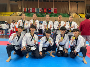 구미 상모중 태권도, 아시아에 그 명성을 떨치다!