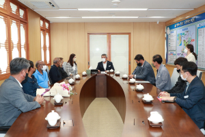U20대회 아시아육상연맹 현지실사단, 예천군 방문