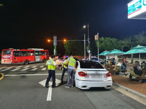 대구동부경찰서, 유관기관 합동 교통안전 캠페인