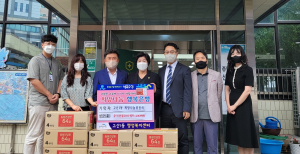 고산1동 희망나눔위, 추석맞이 선물세트 전달