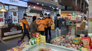 대구강서소방서, 추석연휴 대비 전통시장 현장 지도