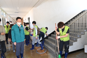 경북교육청, 태풍 ‘힌남노’ 피해 학교 복구 현장 지원