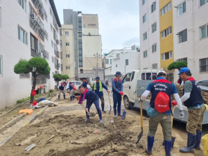 칠곡군, 추석 연휴 반납하고 태풍피해복구 지원