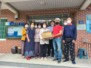 성주군 가천, 소각산불 없는 녹색마을 현판식