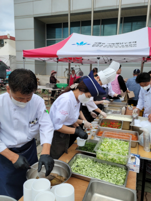 라한호텔 포항, 태풍 피해 주민위한 간식 지원