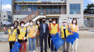 울진 후포면 적십자봉사회, 해안변 환경정화 활동