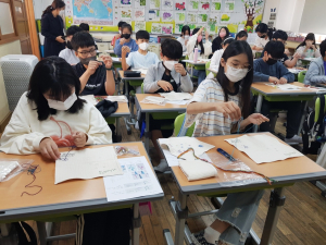 대구 수성구 황금1동 우리마을 교육나눔, ‘친환경 행주’ 만들기