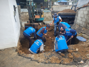 울진 죽변 맞춤형 달고나 봉사단, 주거청결 봉사활동