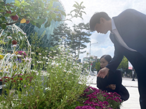 엑스코, 도심 속 작은 정원 마련