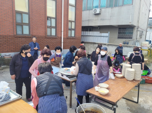 상주동산교회, 사랑의 짜장면 나눔 봉사