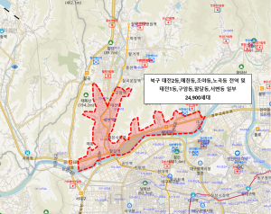 대구상수도사업본부, 흐린 물 출수 안내