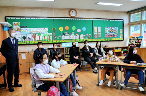 울릉 남양초등학교, 3년 만의 공개수업 진행