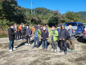 안동시 예안면, 산불전문예방진화대원 실기시험